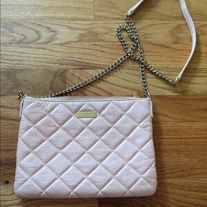 Kate Spade Pink Quilted Crossbody Bag